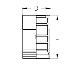 Муфта Interlock (навивочная конструкция, двойная зачистка) 4SP/4SH/R13/R15 BHH24 DN=38