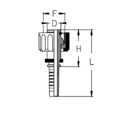 Фитинг Washcleaner, метрическая внутренняя резьба, тип "FK" CX06FK22 DN=10