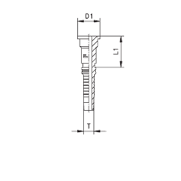 Фланец Interlock SAE, код 61 807807 DN=38