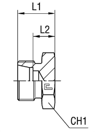 Заглушка V (Ш) DL10 (корпус)