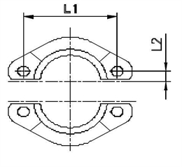 Комплект скоб AFS6 1/2 (2шт.) арт. SET705701