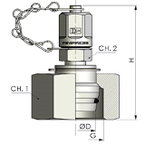 КТ 16x2 - DKO-L (Г) 16x1.5 10 o-ring (металл.)