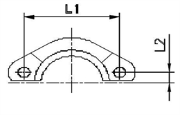 Скоба AFS6 1.1/2 (1шт.) арт. 805705