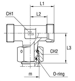 Соединение PNТ DL22 М30х2 (корпус)