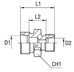 Соединение PR DL35 DL22 (корпус)