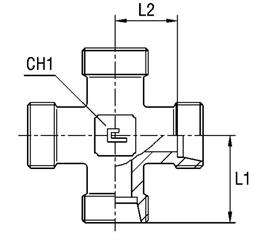 Соединение PX DL22 М30х2 (корпус)