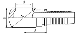 Фитинг DN 06 BANJO 1/8