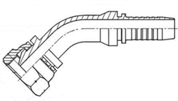 Фитинг DN 06 BSP (Г) 3/8 (45)
