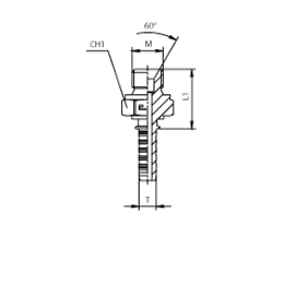 Фитинг DN 06 DKM (Ш) 16x1.5 арт. 803404