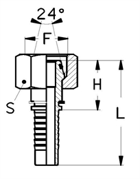Фитинг DN 06 DKO-S (Г) 14x1.5 6