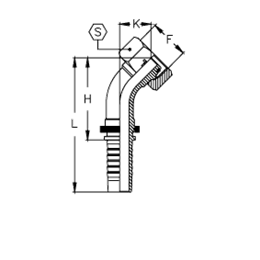 Фитинг DN 10 DKO-S (Г) 18x1.5 10 (45)