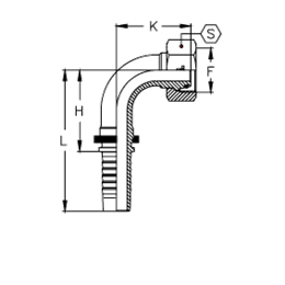 Фитинг DN 10 DKO-S (Г) 18x1.5 10 (90)