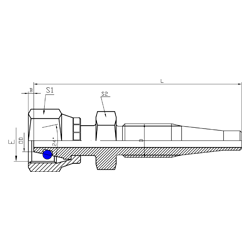Фитинг DN 16 DKO-L (Г) 27х1.5 18 многоразовый
