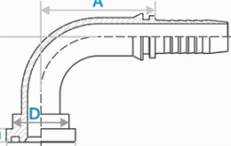Фитинг DN 16 SF Komatsu 3000 34