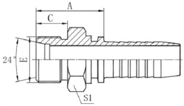 Фитинг DN 20 DKO-L (Ш) 26x1.5 18