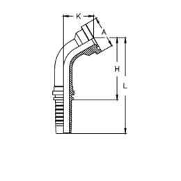 Фитинг DN 20 SFL 1 44.5 (60) CS