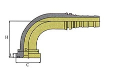 Фитинг DN 20 SFS 3/4 41.3 (90) Interlock
