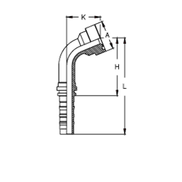 Фитинг DN 20 SFS CAT 3/4 41.3 (67) CS