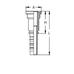 Фитинг DN 25 SFS 3/4 41.3 CS