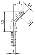 Фитинг DN 32 BEL (Ш) 38 (45) арт. 801526