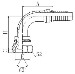 Фитинг DN 32 BSP (Г) 1.1/2 (90)