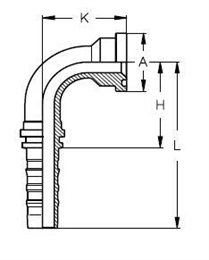 Фитинг DN 38 SFL 2 71.4 (90) CS
