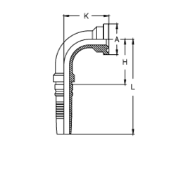 Фитинг DN 38 SFS 1.1/4 54 (90) Interlock
