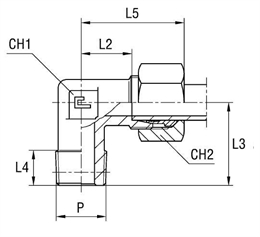 Штуцер FC90 DL15 NPT 3/8" (корпус)