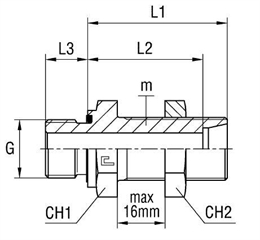 Штуцер FDE DL10 BSP 1/4" (корпус)