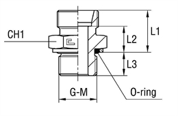 Штуцер FH DS12 BSP 3/8" (корпус)