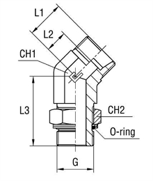 Штуцер FRG45 DS38 BSP1.1/2" (корпус)