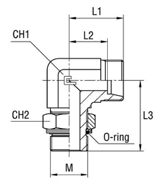 Штуцер FRG90 DL10 M14x1.5 (корпус)