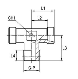 Штуцер FTC DS10 NPT3/8" (корпус)