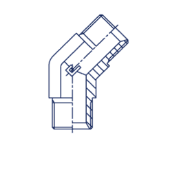 Соединение P45 BSP 3/4" BSP 3/4"
