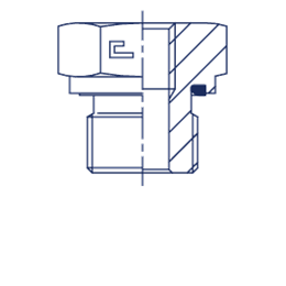 Соединение PFE BSP 1" BSP 3/8"