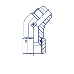 Соединение PN45 JIC 9/16"