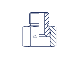 Соединение PR D20-10 ORFS 1.3/16 - 11/16