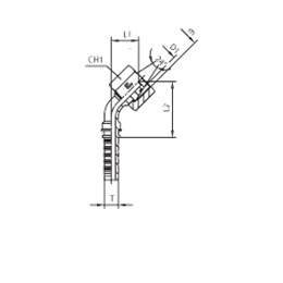 Фитинг DN 20 DKO-S (Г) 36x2 25 (45)  E41 арт. 801228