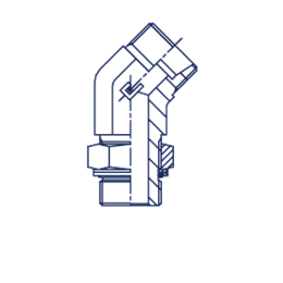 Штуцер FRG45 DS16 BSP1/2" (корпус)