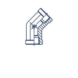 Штуцер FSC45 BSP 1/2" BSP 1/2"