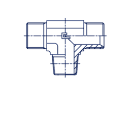Штуцер FTC BSP 1" NPT 1"