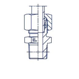 Ввертной штуцер FC DL10 NPT 1/8" в сборе арт. 101828