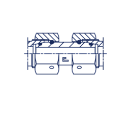 Двойной ниппель-переходник DS16-DS10 M24x1.5-M18x1.5 арт. 603554