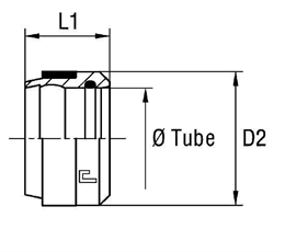 Кольцо врезное R DS14 B4 арт. 100118.4