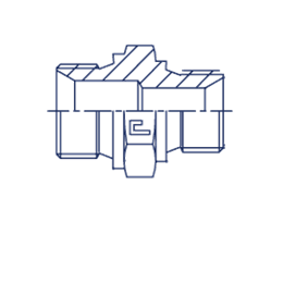 Прямой переходник BSP 3/4"(Ш) - M22x1.5(Ш) арт. 300722