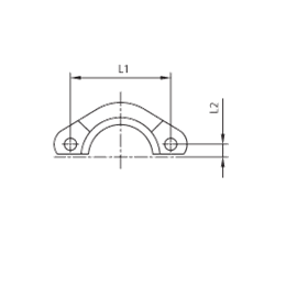 Скоба для фланца AFS3 3/4" (1 шт.) арт. 805602