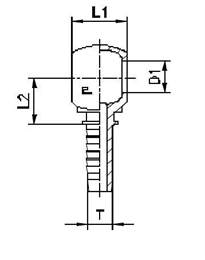 Фитинг BANJO для РВД DN06 M14x1.5 арт. 804706