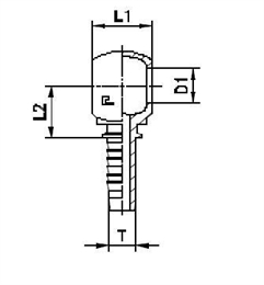 Фитинг BANJO для РВД DN25 1" арт. 804619