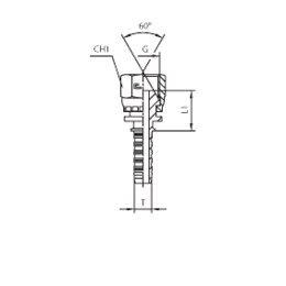 Фитинг BSP прямой DN05 1/8" (Г) арт. 802701