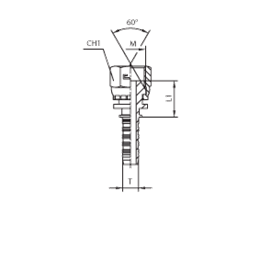 Фитинг DKM прямой DN06 M12x1.5 (Г) арт. 803502